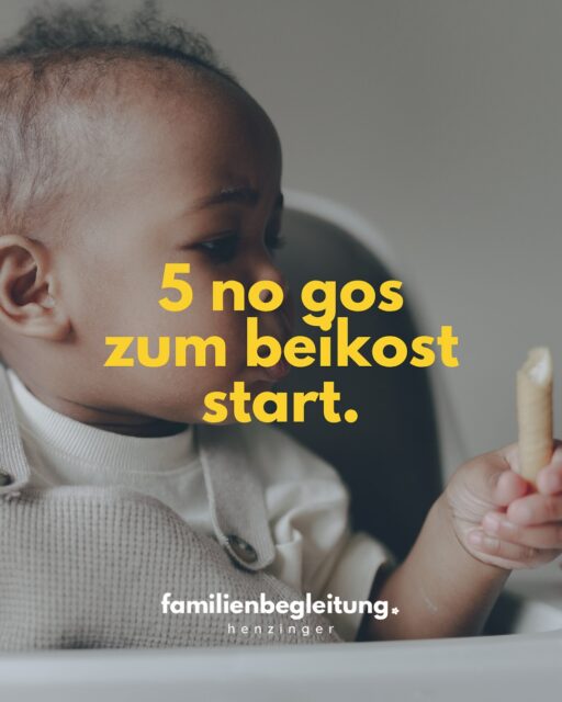 Der Beikoststart 🥕🥦🥑

Viele Lebensmittel wirken auf den ersten Blick harmlos … und außerdem "hat‘s dieses tamtam doch früher auch nicht gegeben." Gott sei Dank entwickelt sich der Mensch weiter (meistens jedenfalls 🙄) und weiß heute deutlich mehr. 😉

In den Slides findest du 5 Lebensmittel, die du deinem Baby bzw. Kleinkind jedenfalls nicht geben solltest. 
Swipe durch, speicher in für später ab oder schick ihn deiner Freundin. 📲

Wenn ihr gerade vor dem Beikoststart steht und du noch unsicher bist oder sich ein paar Dinge noch unklar anfühlen, schreib mir doch gern. Ich berate dich dazu, auch mit deinen Freundinnen oder Familie zusammen. 💞

#beikoststart #beikost #beikosteinführung #babyernährung #beikostberatung #beikostreifezeichen #baby2025 #mama2025 #familienbegleitunghenzinger #kössen #kufstein #kitzbühel